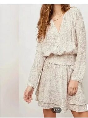 RAILS Jasmine Dress Tan
Watercolor Leopard mini dress